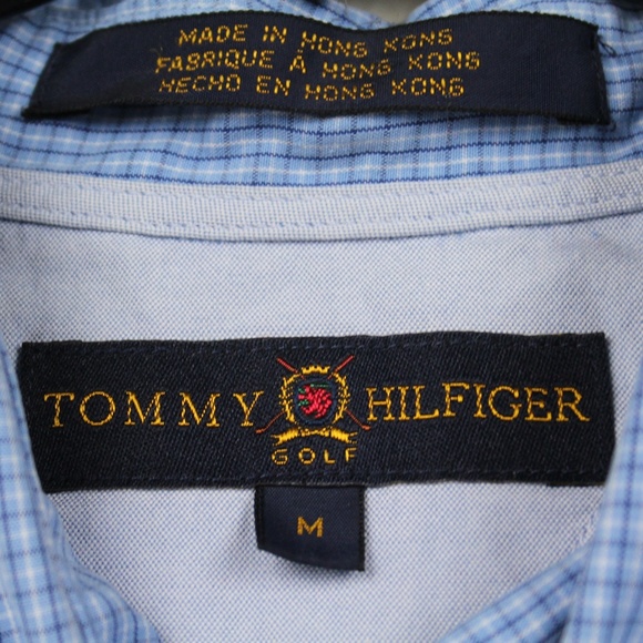 Tommy Hilfiger Button Down Shirt Blue - Picture 3 of 4